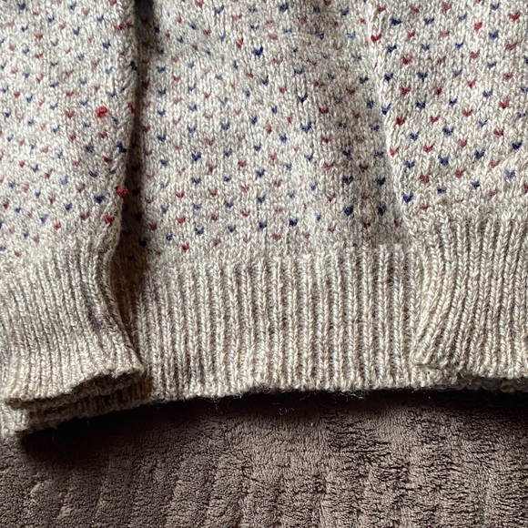 Peconic Bay Traders Multicolor Patterned Crewneck Sweater - Picture 4 of 5